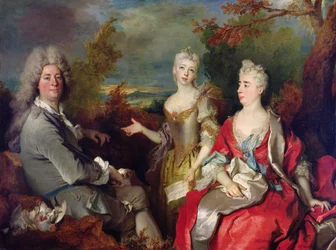 Familieportrett, ca. 1710